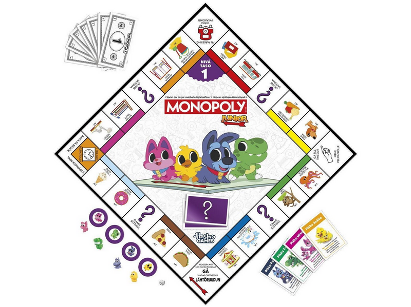Hasbro Gaming Monopoly Junior 2 In 1 Refresh SE/FI