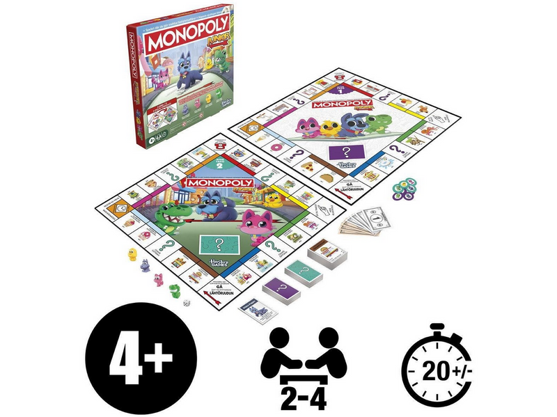 Hasbro Gaming Monopoly Junior 2 In 1 Refresh SE/FI