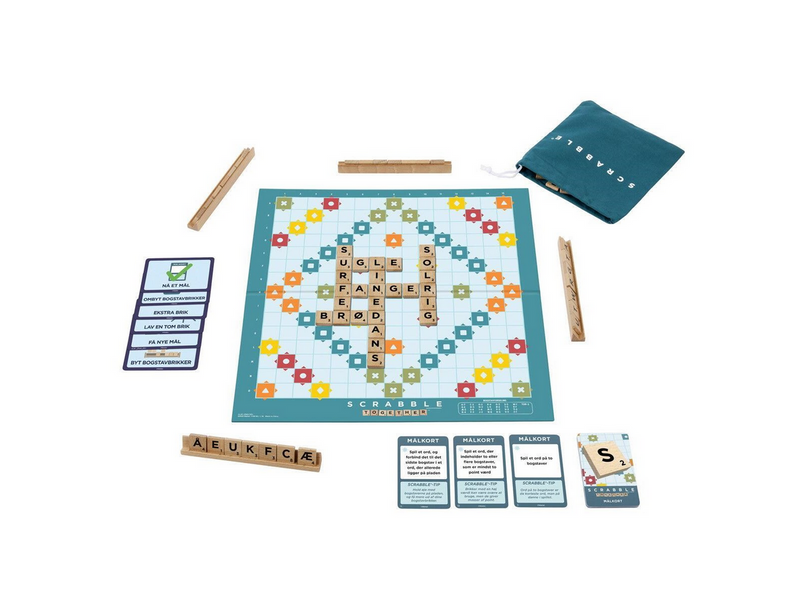 Mattel Scrabble Holz-Edition (DK)