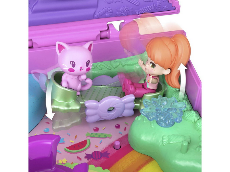 Polly Pocket Core Compact Wassermelonen-Kaugummikugel-Kätzchen