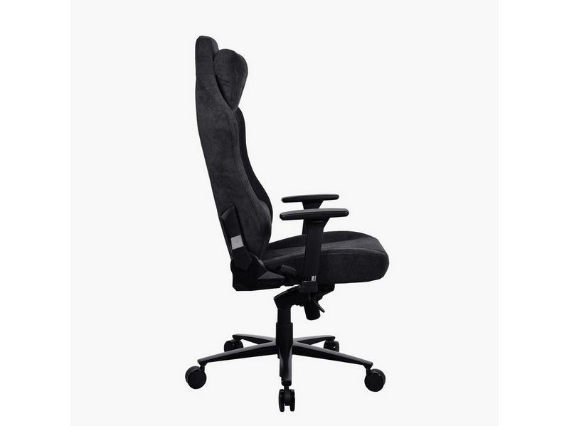 Arozzi Vernazza Soft Fabric Pure Black Büro Stuhl - Schwarz - Bis zu 140 kg