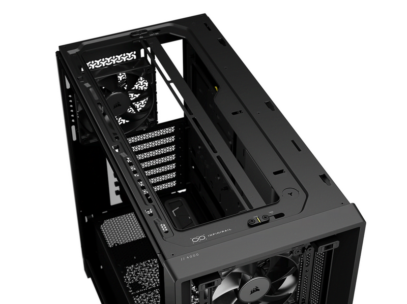 Corsair FRAME 4000D Wood RS (Black & Walnut) - Gehäuse - Miditower - Schwarz
