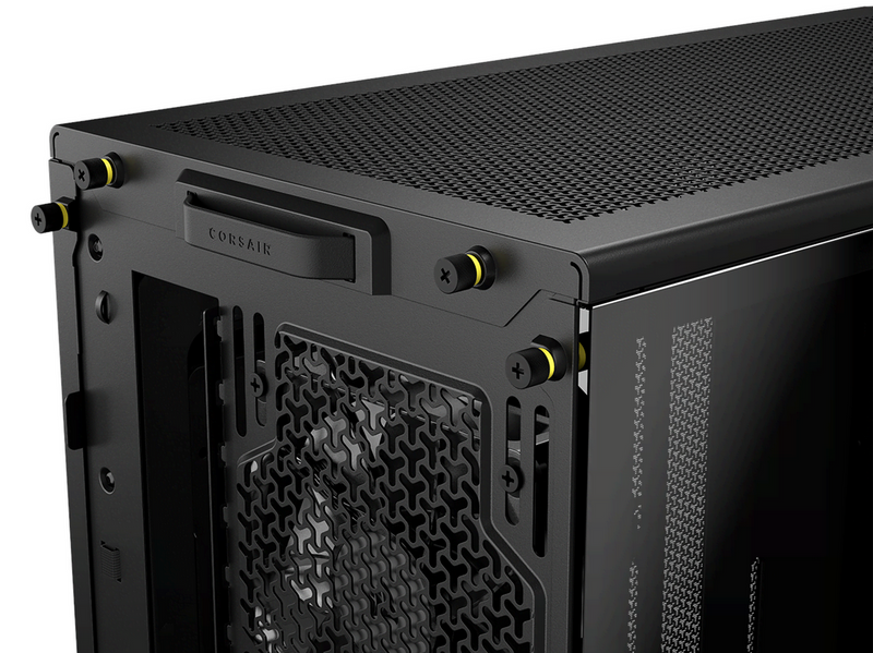 Corsair FRAME 4000D Wood RS (Black & Walnut) - Gehäuse - Miditower - Schwarz