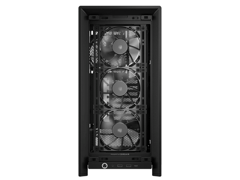 Corsair FRAME 4000D Wood RS (Black & Walnut) - Gehäuse - Miditower - Schwarz