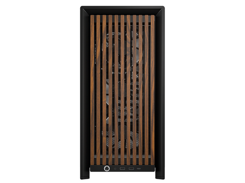 Corsair FRAME 4000D Wood RS (Black & Walnut) - Gehäuse - Miditower - Schwarz