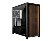 Corsair FRAME 4000D Wood RS (Black & Walnut) - Gehäuse - Miditower - Schwarz