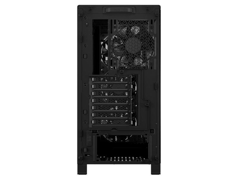 Corsair FRAME 4000D Wood RS (Black & Walnut) - Gehäuse - Miditower - Schwarz
