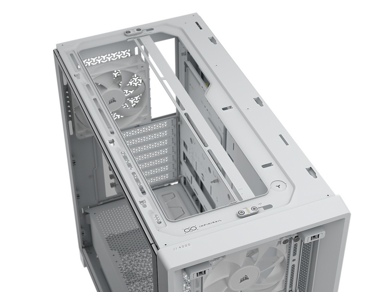Corsair FRAME 4000D Wood RS (White & Oak) - Gehäuse - Miditower - Weiß
