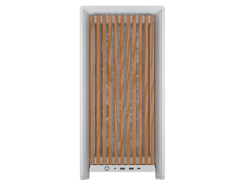 Corsair FRAME 4000D Wood RS (White & Oak) - Gehäuse - Miditower - Weiß
