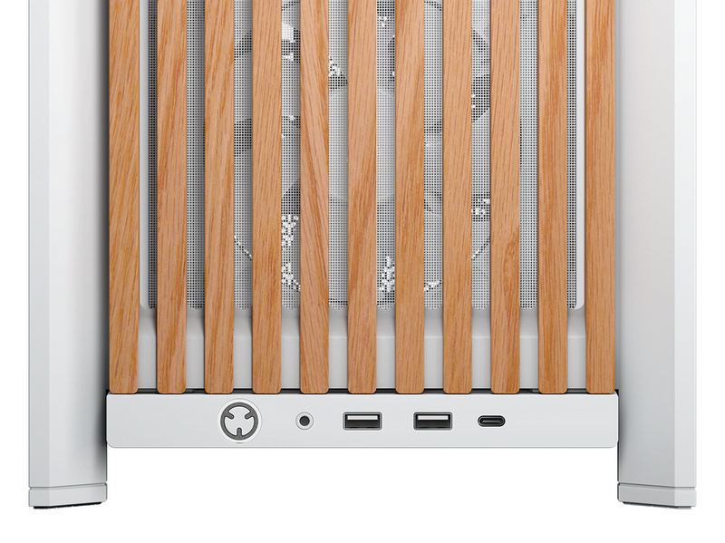 Corsair FRAME 4000D Wood RS (White & Oak) - Gehäuse - Miditower - Weiß