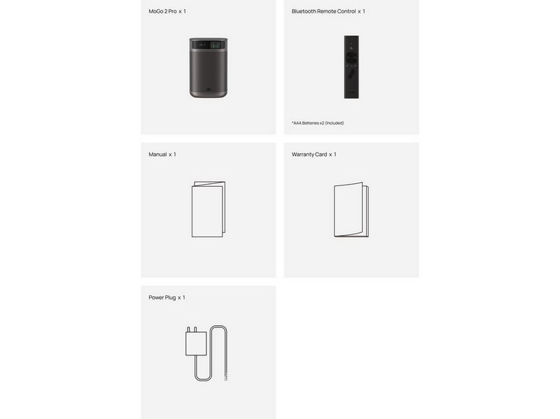 XGIMI Projektoren MoGo 2 PRO - 1920 x 1080 - 400 ANSI lumens