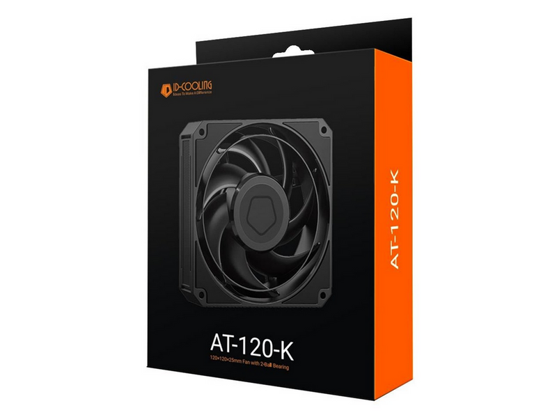 ID-Cooling AT-120-K - Gehäuselüfter - 120mm - Schwarz