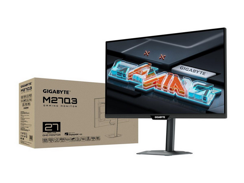 27" GIGABYTE M27Q3 - 2560x1440 (QHD) - 300Hz - IPS - 10W USB-C