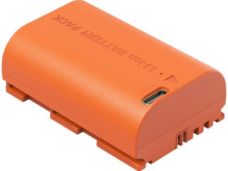 SmallRig 5407 Camera Battery USB-C Rechargeable Canon LP-E6P Orange