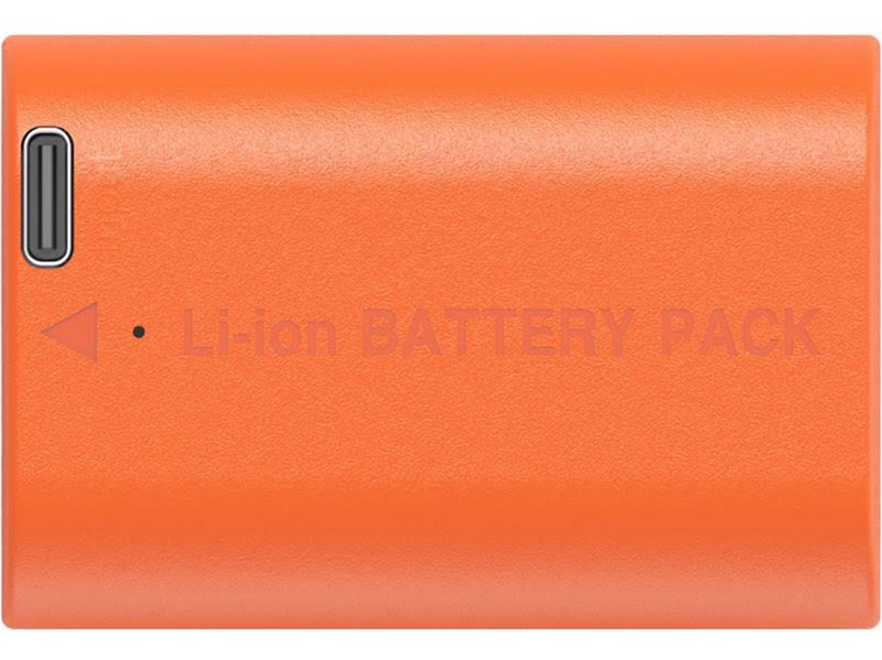 SmallRig 5407 Camera Battery USB-C Rechargeable Canon LP-E6P Orange