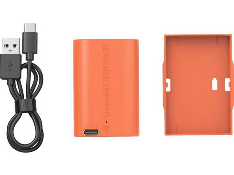 SmallRig 5407 Camera Battery USB-C Rechargeable Canon LP-E6P Orange