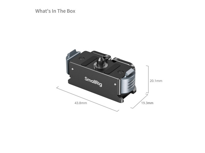 SmallRig 5437 Quick Release Adapter Mount for GoPro Hero Black 13
