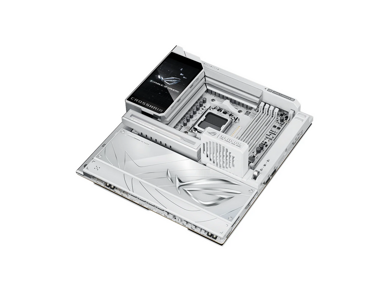 ASUS ROG CROSSHAIR X870E GLACIAL Mainboard - AMD X870E - AMD AM5 - DDR5 RAM - Extended ATX