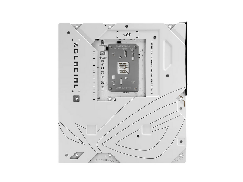 ASUS ROG CROSSHAIR X870E GLACIAL Mainboard - AMD X870E - AMD AM5 - DDR5 RAM - Extended ATX