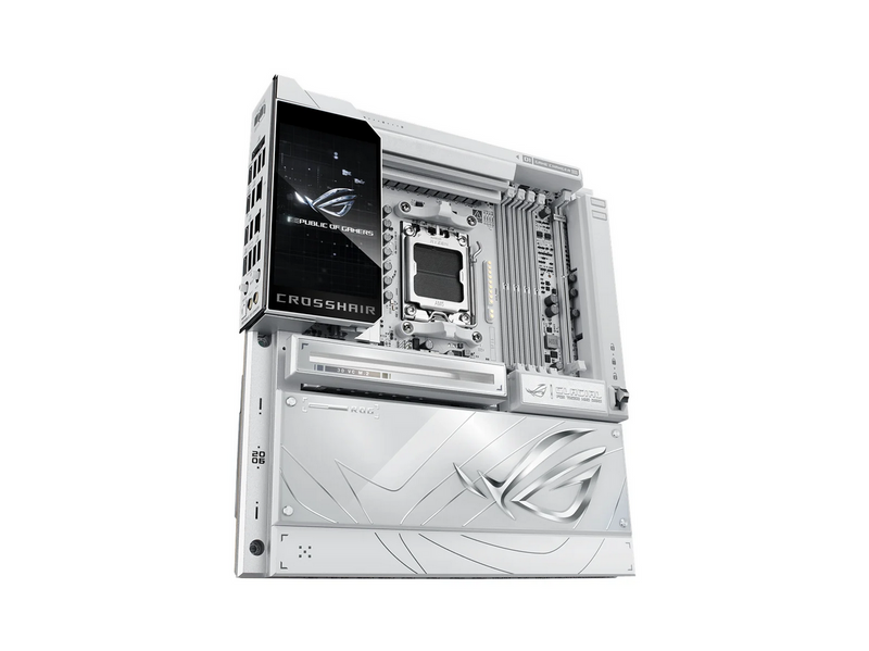 ASUS ROG CROSSHAIR X870E GLACIAL Mainboard - AMD X870E - AMD AM5 - DDR5 RAM - Extended ATX