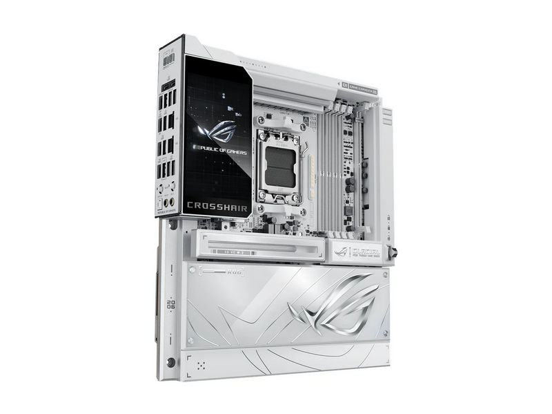 ASUS ROG CROSSHAIR X870E GLACIAL Mainboard - AMD X870E - AMD AM5 - DDR5 RAM - Extended ATX