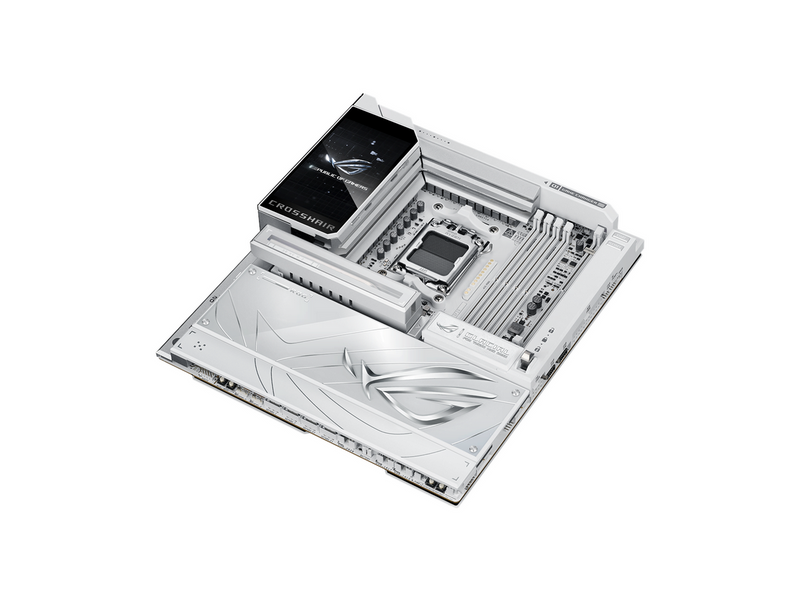ASUS ROG CROSSHAIR X870E GLACIAL Mainboard - AMD X870E - AMD AM5 - DDR5 RAM - Extended ATX