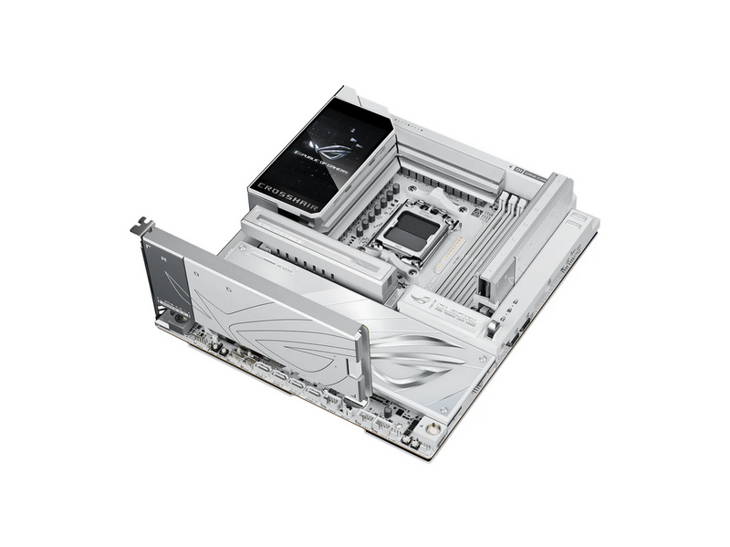 ASUS ROG CROSSHAIR X870E GLACIAL Mainboard - AMD X870E - AMD AM5 - DDR5 RAM - Extended ATX