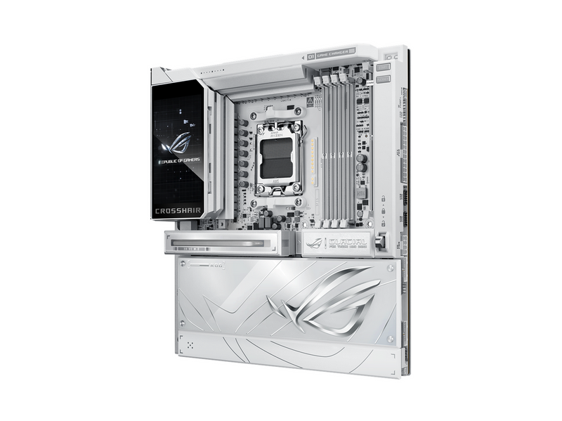 ASUS ROG CROSSHAIR X870E GLACIAL Mainboard - AMD X870E - AMD AM5 - DDR5 RAM - Extended ATX