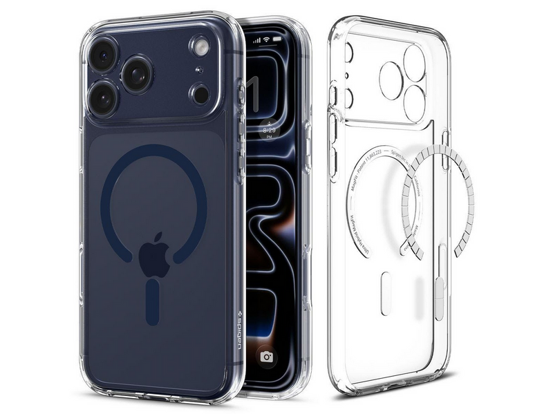 Spigen Ultra Hybrid MagSafe - clear deep blue - iPhone 17 Pro Max