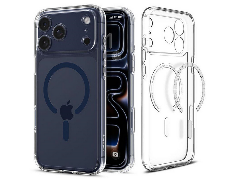 Spigen Ultra Hybrid MagSafe - clear deep blue - iPhone 17 Pro Max