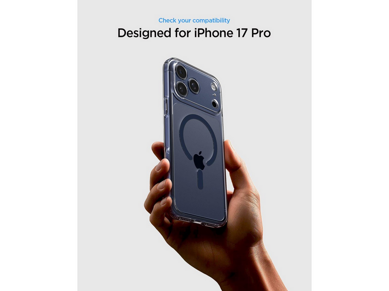 Spigen Ultra Hybrid MagSafe - clear deep blue - iPhone 17 Pro Max