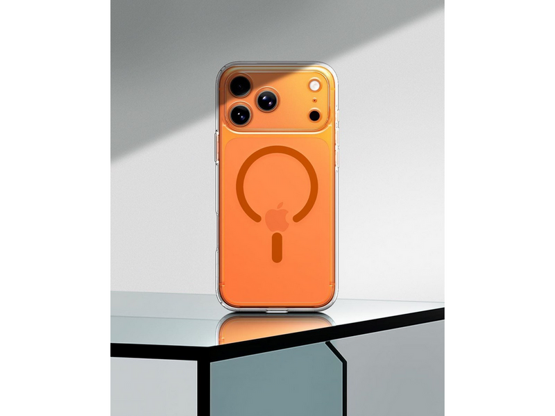 Spigen Ultra Hybrid MagSafe - clear orange - iPhone 17 Pro Max