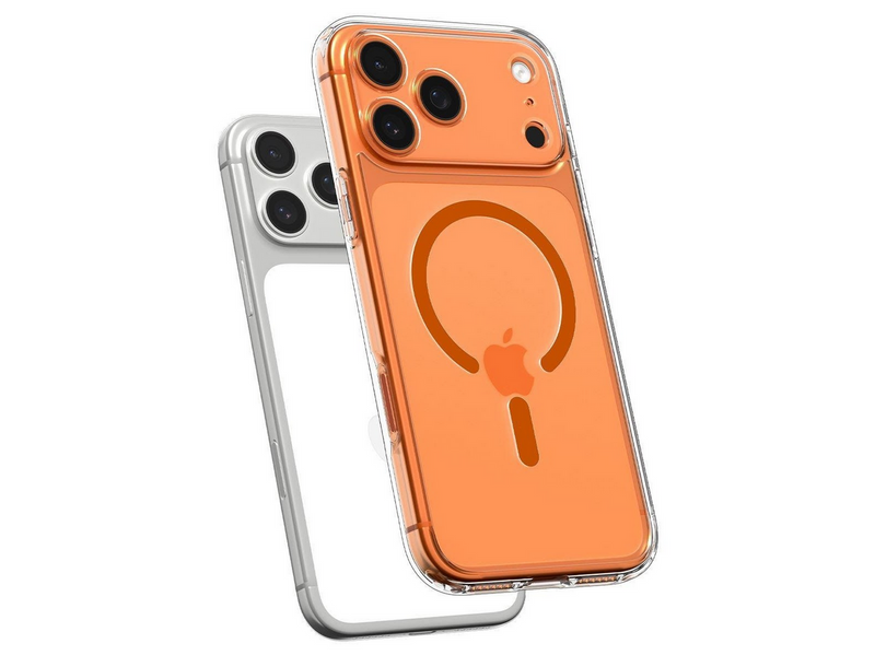 Spigen Ultra Hybrid MagSafe - clear orange - iPhone 17 Pro Max