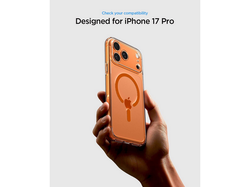 Spigen Ultra Hybrid MagSafe - clear orange - iPhone 17 Pro Max