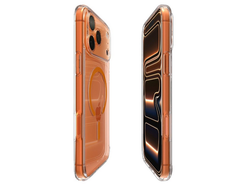 Spigen Ultra Hybrid MagSafe - clear orange - iPhone 17 Pro Max