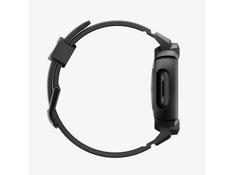 Spigen Rugged Armor Pro + Stand - matte black - Google Pixel Watch 4 45mm