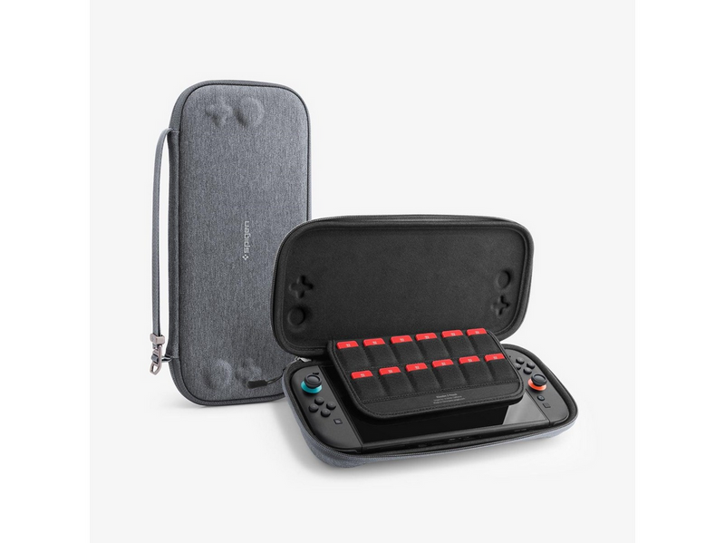Spigen Klasden 2 Pouch - charcoal gray - Nintendo Switch 2 - Miscellaneous Cover - Nintendo Switch 2