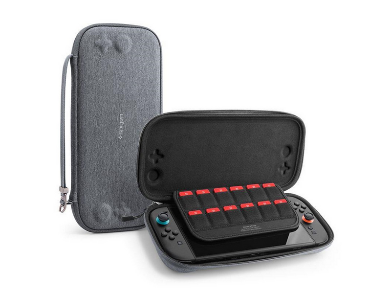Spigen Klasden 2 Pouch - charcoal gray - Nintendo Switch 2 - Miscellaneous Cover - Nintendo Switch 2