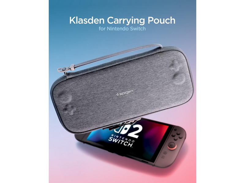Spigen Klasden 2 Pouch - charcoal gray - Nintendo Switch 2 - Miscellaneous Cover - Nintendo Switch 2