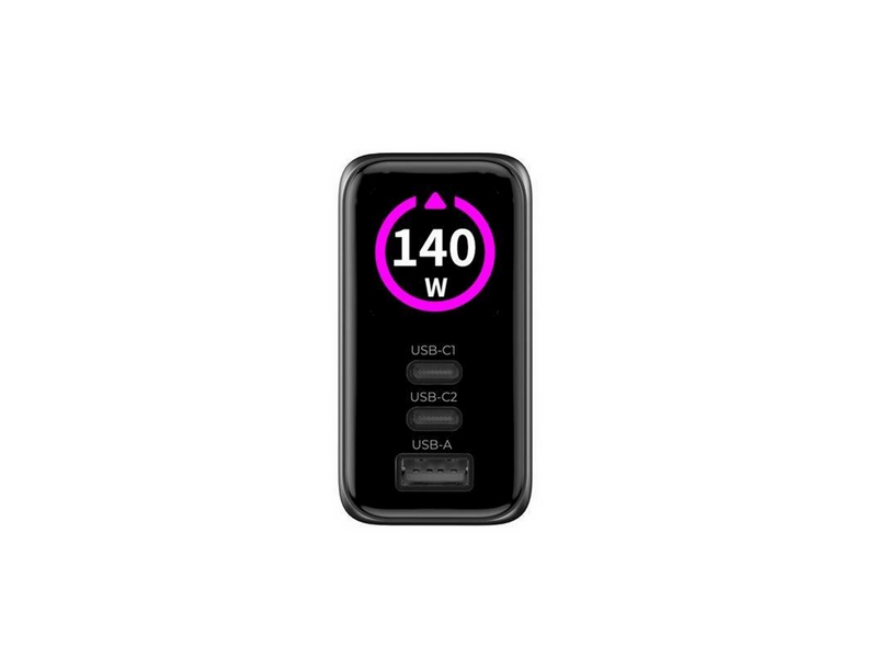 Mobile Origin 140W GaN Display Charger PW21 - 2x USB-C + USB-A