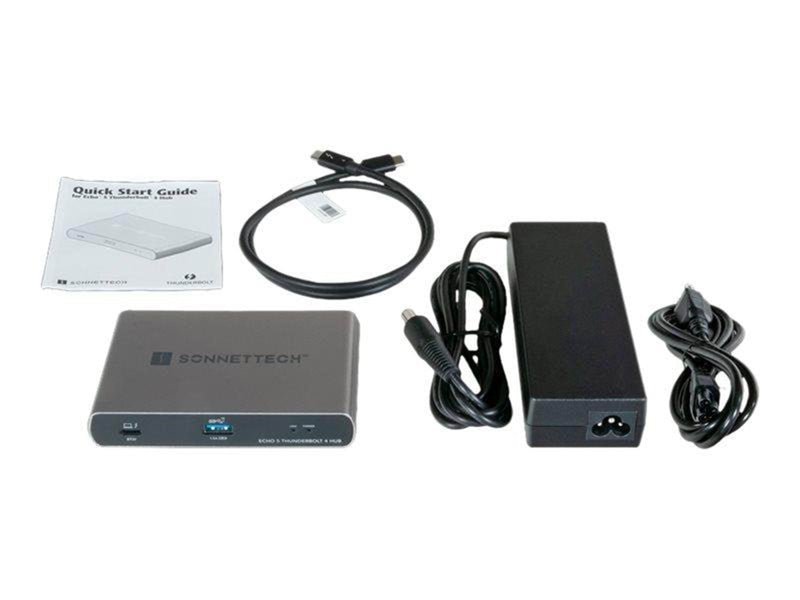 Sonnettech Echo 5 Thunderbolt 4 Dock USB-Hubs - 4 - Schwarz