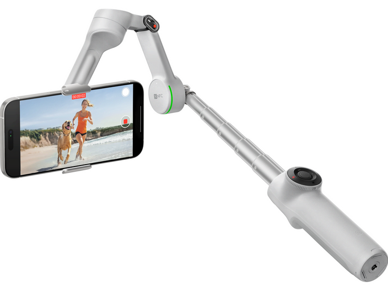 Insta360 Flow 2 Pro AI Tracker Bundle - Stone Gray