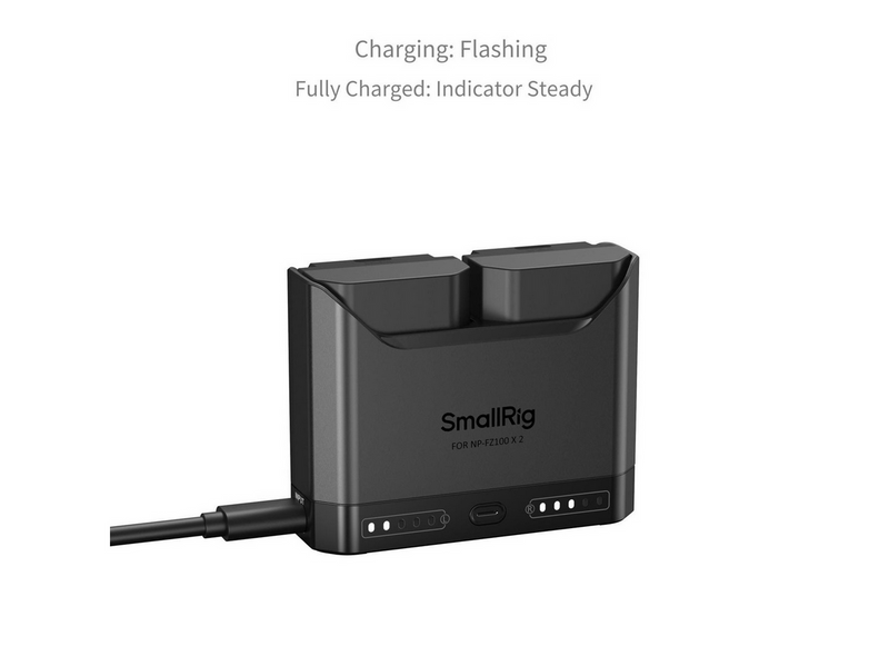 SmallRig 5483 Turbo Charging Kit for NP-FZ100 Camera Batteries