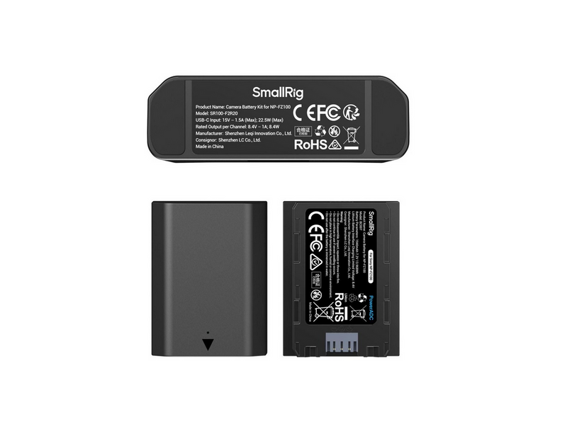 SmallRig 5483 Turbo Charging Kit for NP-FZ100 Camera Batteries
