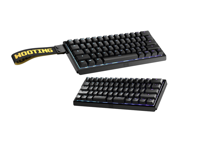 Wooting 60HE v2 Split Spacebar - Gaming Tastatur (TKL) - 60% - Englisch (US) - Schwarz