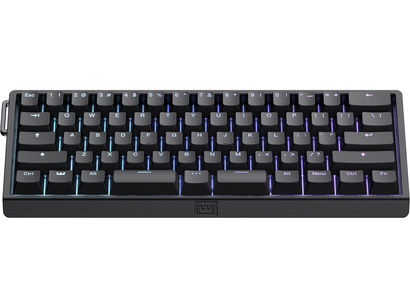 Wooting 60HE v2 Split Spacebar - Gaming Tastatur (TKL) - 60% - Englisch (US) - Schwarz