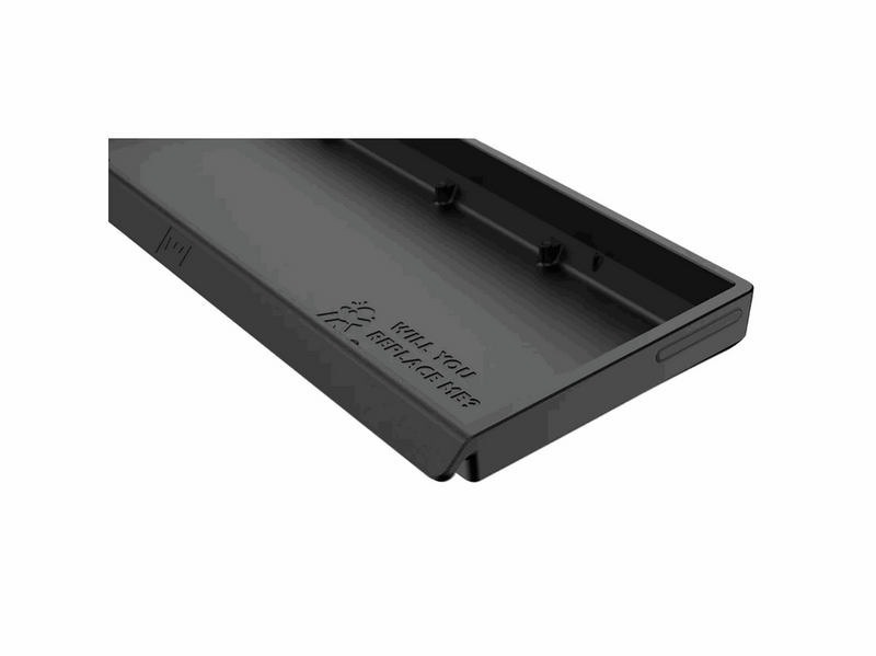 Wooting 60HE v2 Aluminium Case (Just Black) - Tastaturhülle - 60% - Schwarz