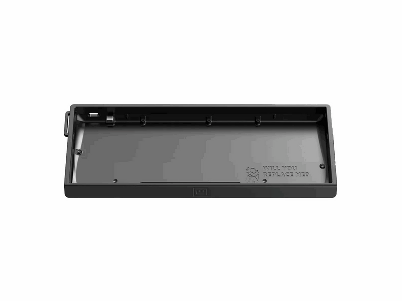Wooting 60HE v2 Aluminium Case (Just Black) - Tastaturhülle - 60% - Schwarz