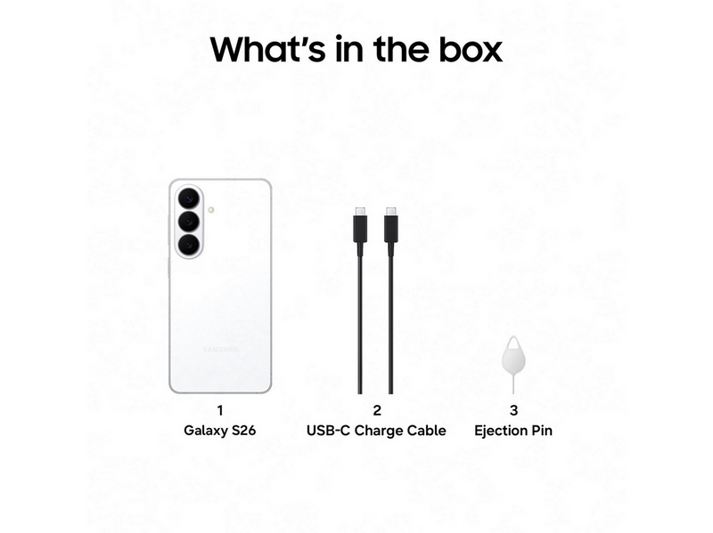 Samsung Galaxy S26 512GB/12GB - White