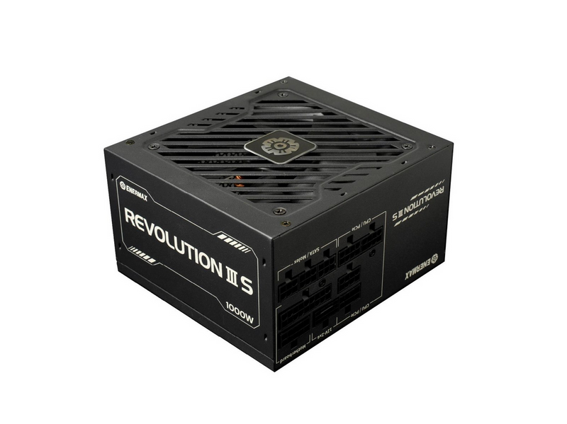 Enermax REVOLUTION III S Netzteile - 1000 Watt - 120 mm - ATX 3.1 - 80 Plus Platinium